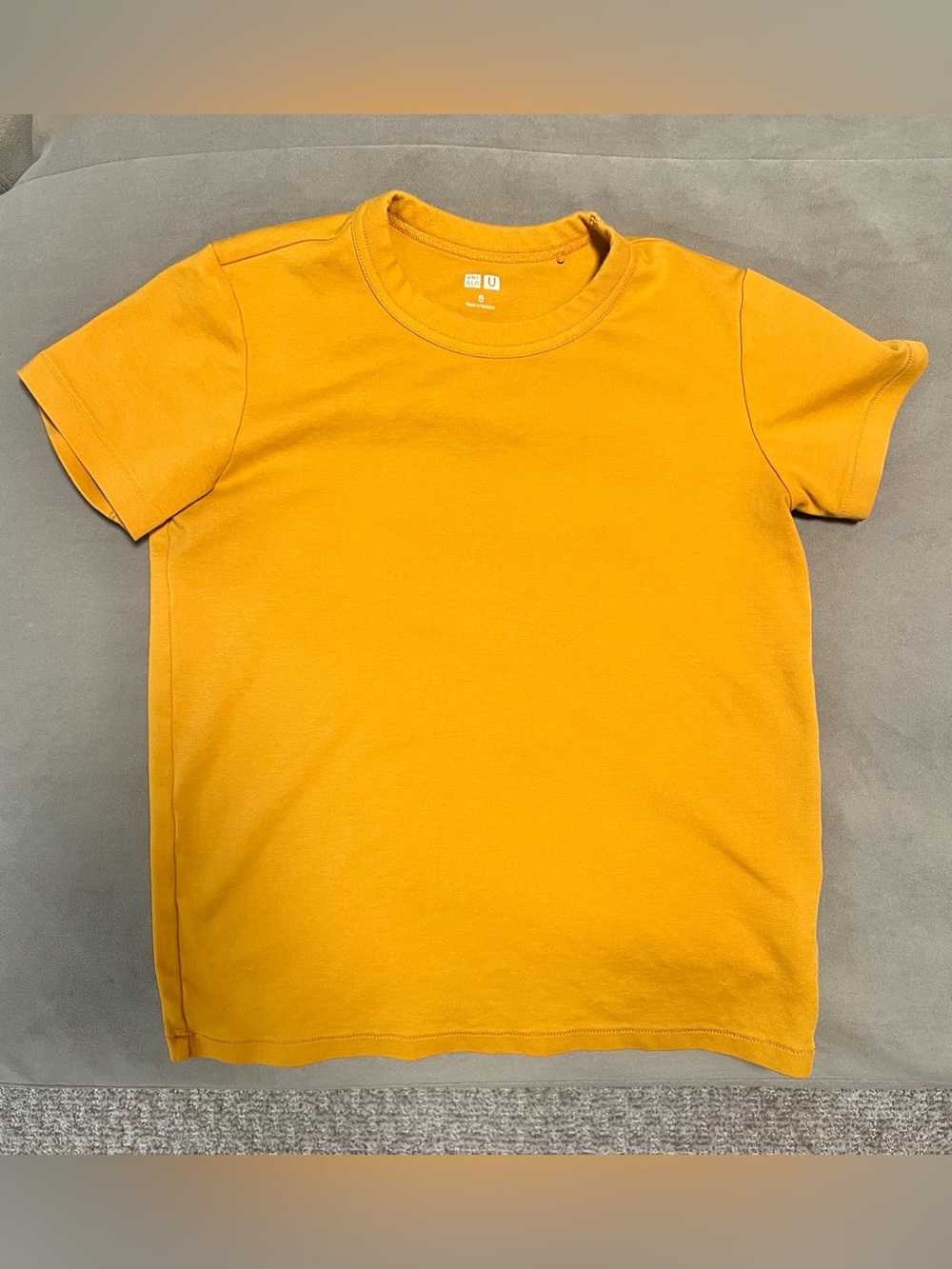 Women’s Uniqlo Short Sleeve Teey - Mustard Yellow